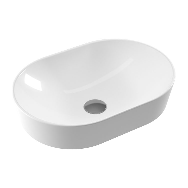 Sp36  SP36 Умывальник с сапфировым стеклом 50x35см Eca  - Вид №1