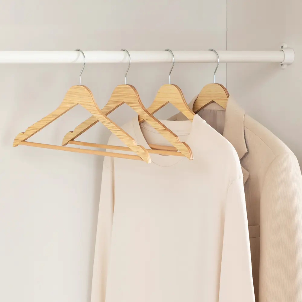 Деревянные плечики KONSENSA из эвкалипта с перекладиной 89396138 STLM-1563869 - Вид №4