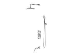 Набор термостатических ванн с ручным душем и душем