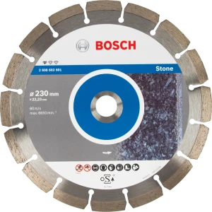 Диск алмазный по бетону и кирпичу Bosch Professional for Stone 2608602601 сегментный 230x22.2x1.8 мм 82136714 STLM-2125022