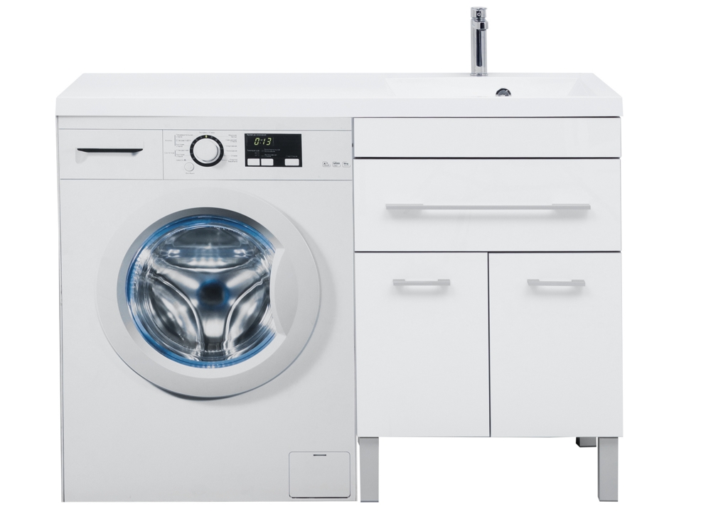 Тумба с раковиной Aquanet Верона 120 R белый (напольная, 1 ящик, 2 дверцы) 0018250700239568 - Вид №10