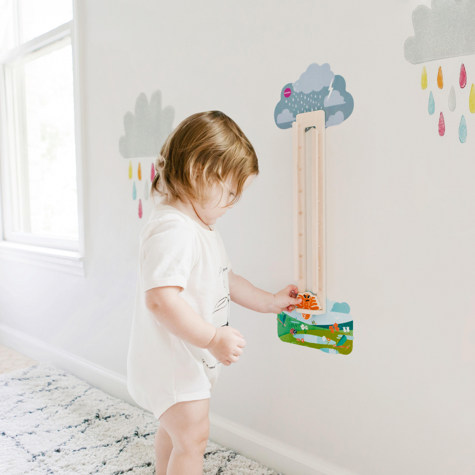 Развивающая игрушка на стену Vertiplay "Паучок Бибси" ORIBEL  322603 Разноцветный Santreyd  - Вид №1