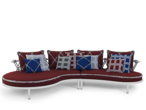 Модульный садовый диван