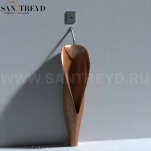 473083 Настенный писсуар, уринал с мушкой Kerasan Artwork