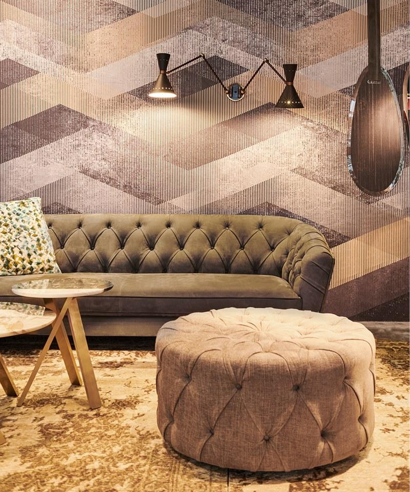 Borzalino Круглый тафтинговый пуф из ткани New kap sun-id-1509528 - Вид №2