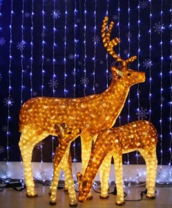 Световая Фигура 3D "Олень - Коричневый" Папа ELKI СВЕТОВЫЕ ФИГУРЫ 017721 Коричневый