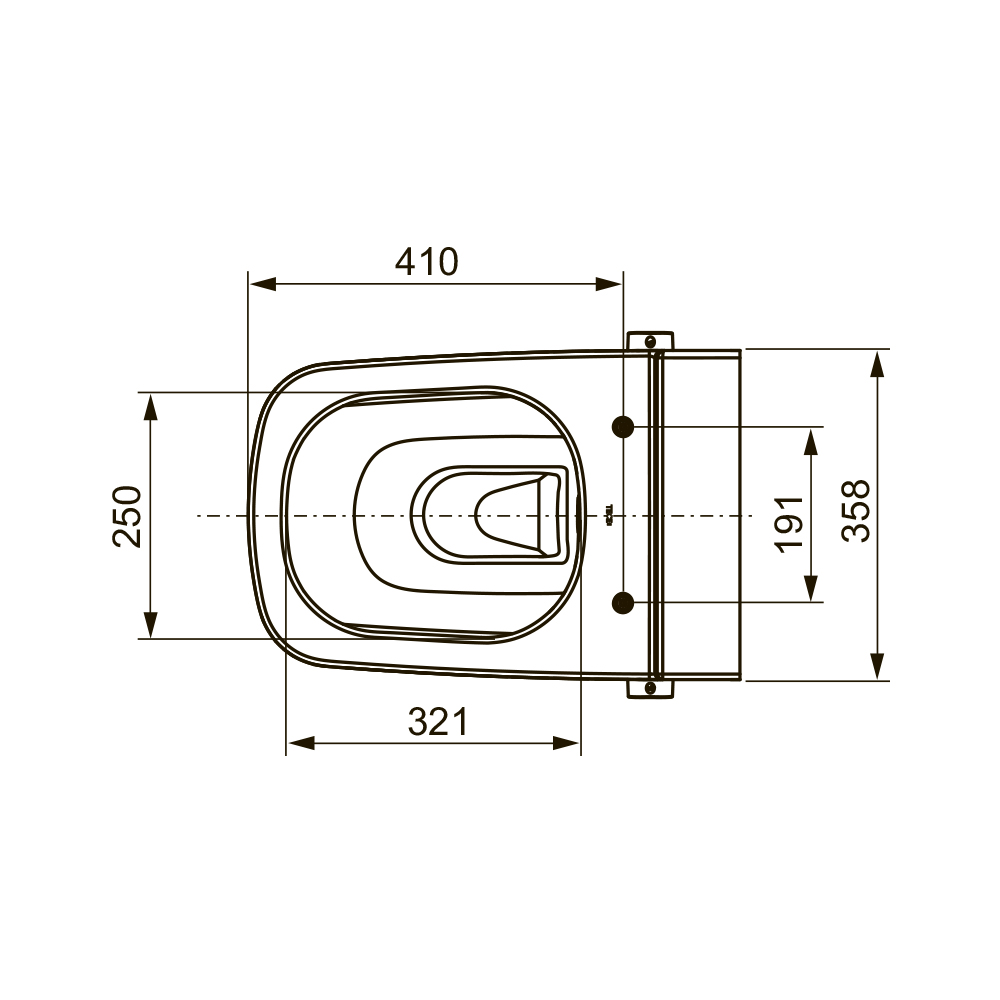 K440920.WC2 Комплекты из инсталляций, панелей смыва и унитазов one Tece  - Вид №8