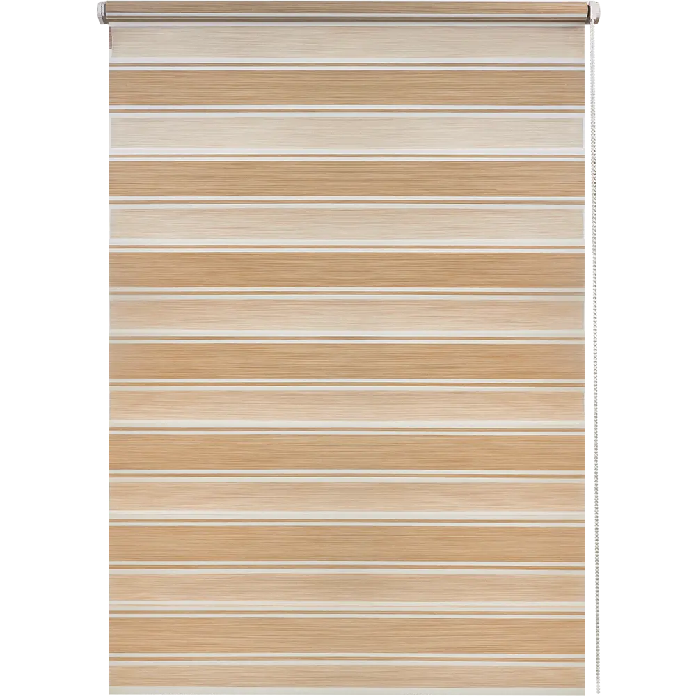 Штора рулонная день-ночь Дэли 60x160 см бежевая MIAMOZA STLM-2070705 - Вид №1