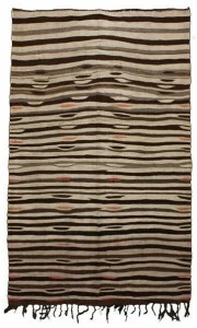 AFOLKI Ковер из шерсти в прямоугольную полоску Kilim Taa705be