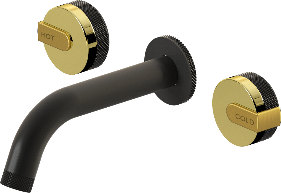 E-11530-R1PB-L1BAU-BK Смеситель для умывальника из 19,1см носикем (внешняя часть) GRAFF MOD+