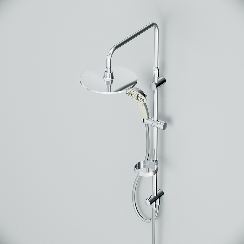 F0750A100 Inspire V2.0 душ.система набор: верхн.душ d 250 мм ручн.душ 3 ф-ции d 120 мм переключат AM.PM Inspire 2.0  - Вид №7