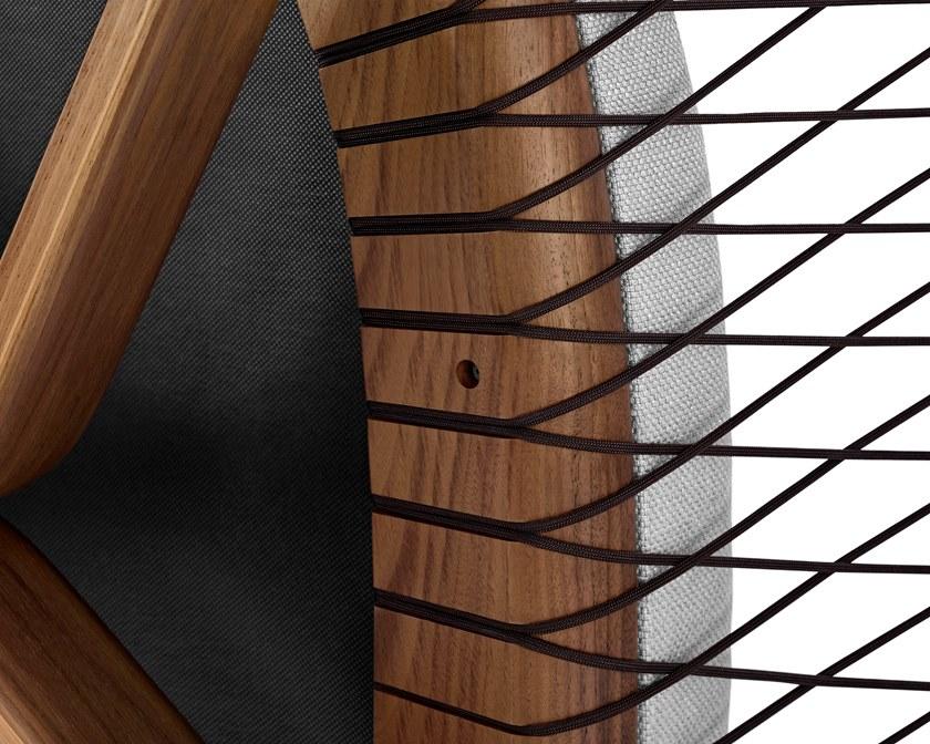 Herman Miller Кресло из дерева и ткани с подлокотниками Crosshatch sun-id-1451710 - Вид №11