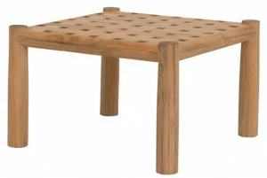 Unopiù Низкий квадратный садовый столик из тика Pevero Pevtbq