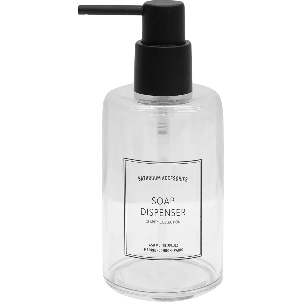 Дозатор для жидкого мыла Swensa Clarity цвет прозрачный STLM-2122751 - Вид №1