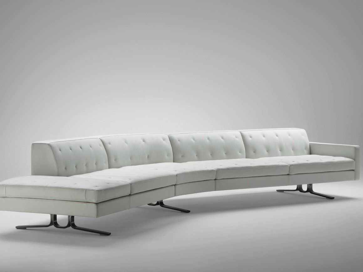 Кожаный модульный диван Poltrona Frau коллекция - диваны и кресла ARCH-00113476 - Вид №1