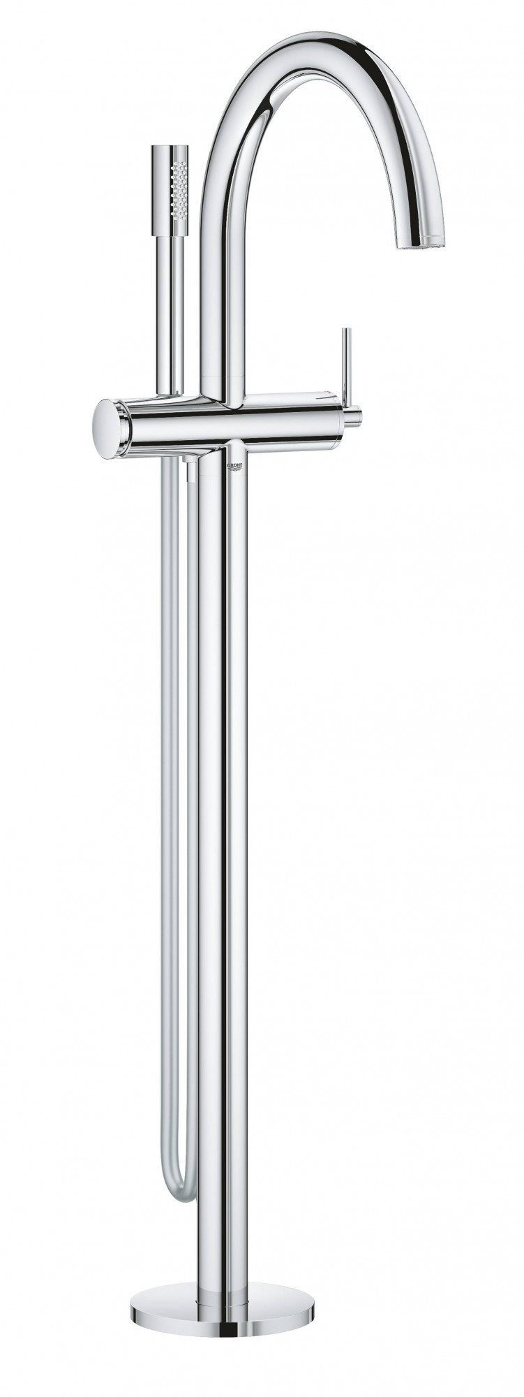 Смеситель для ванны GROHE Atrio New с душевым гарнитуром, верхняя монтажная часть, напольный монтаж, хром (32653003)