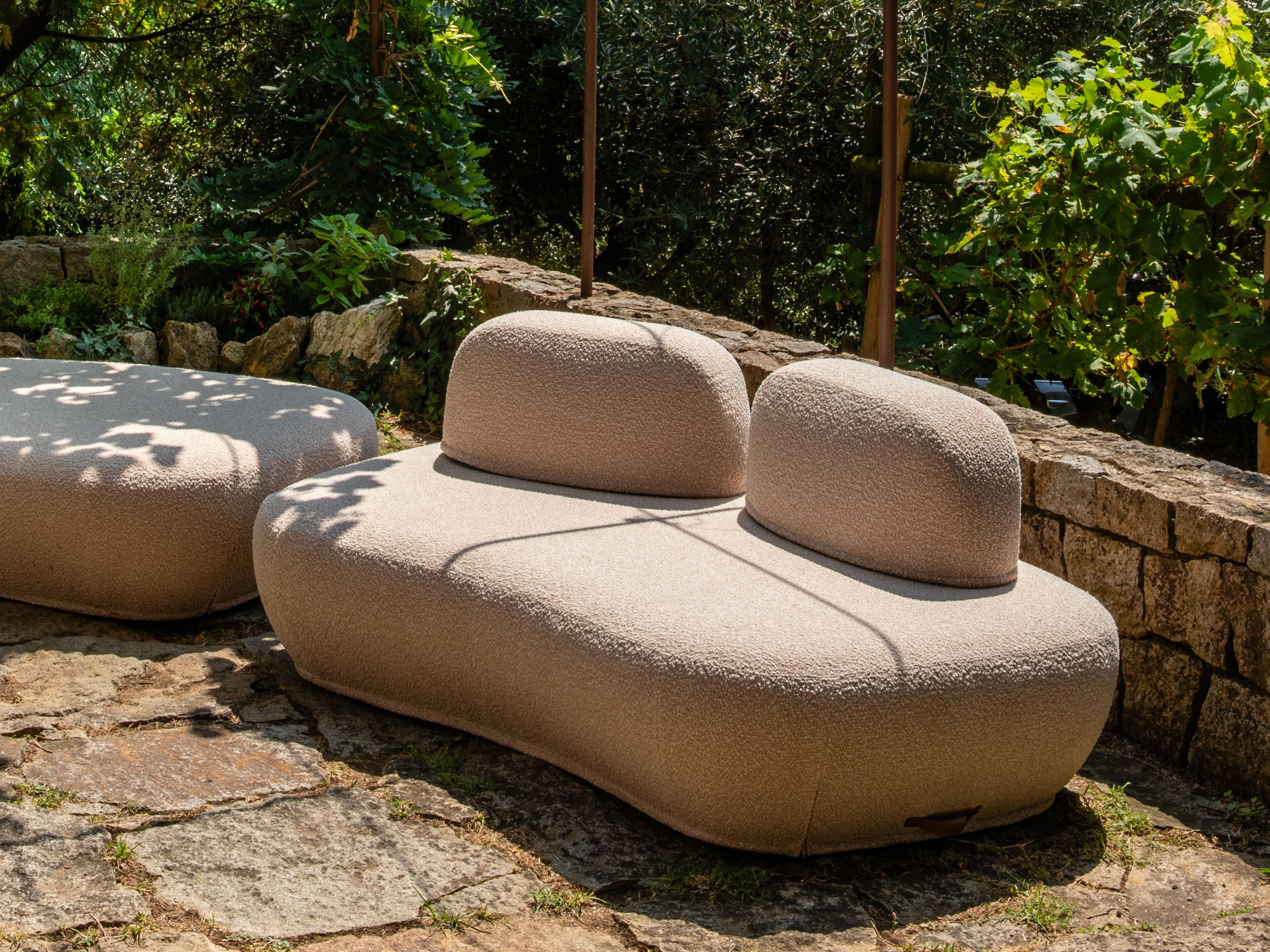 Изогнутый тканевый садовый диван isOnAir ARCH-00107818