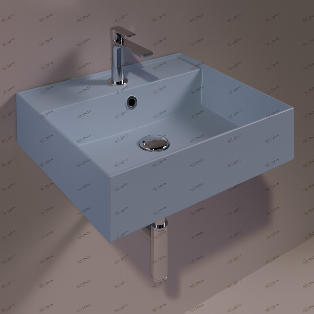 AG51PERVINCAMATT Подвесная раковина настенная прямоугольная Simas Agile