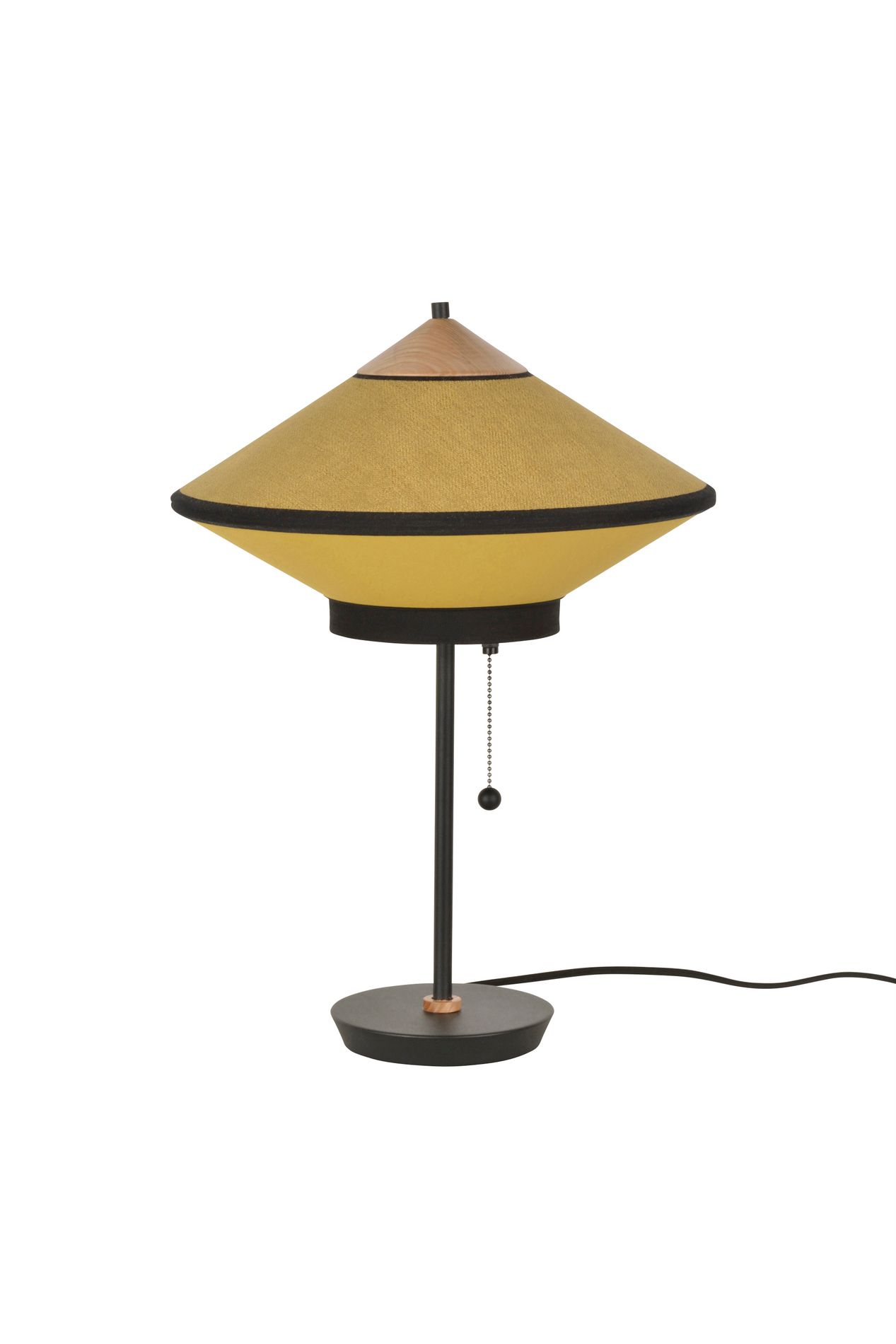 Прикроватная лампа с бархатным и льняным абажуром Forestier Cymbal ARCH-00037052 - Вид №6