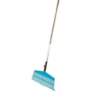 Грабли прямые Gardena 22 зубьев с черенком 130 см