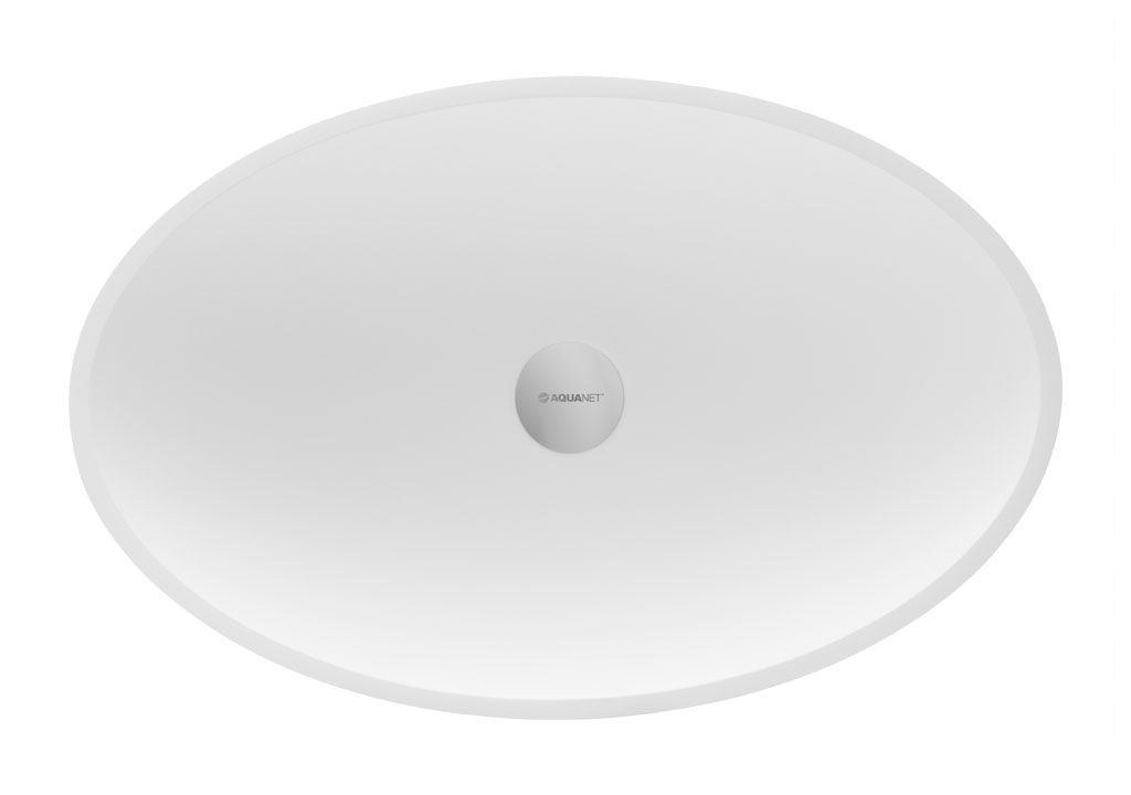 V43 Накладная раковина на столешницу  овальная Aquanet  - Вид №4