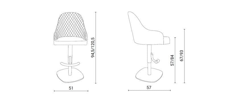 Кожаный мягкий стул Ozzio Italia BRANDO ARCH-00048339 - Вид №3