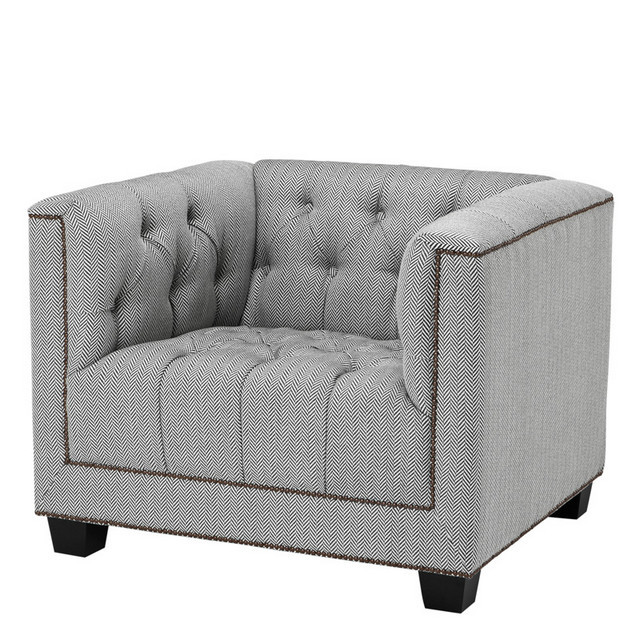 Стул Paolo от Eichholtz Серый EICHHOLTZ ДИЗАЙНЕРСКИЕ, EICHHOLTZ 062205 Серый  - Вид №4