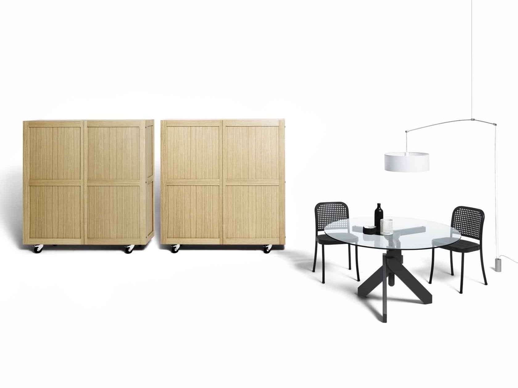 Круглый стол из дерева и стекла DE PADOVA VIDUN ARCH-00121022 - Вид №2