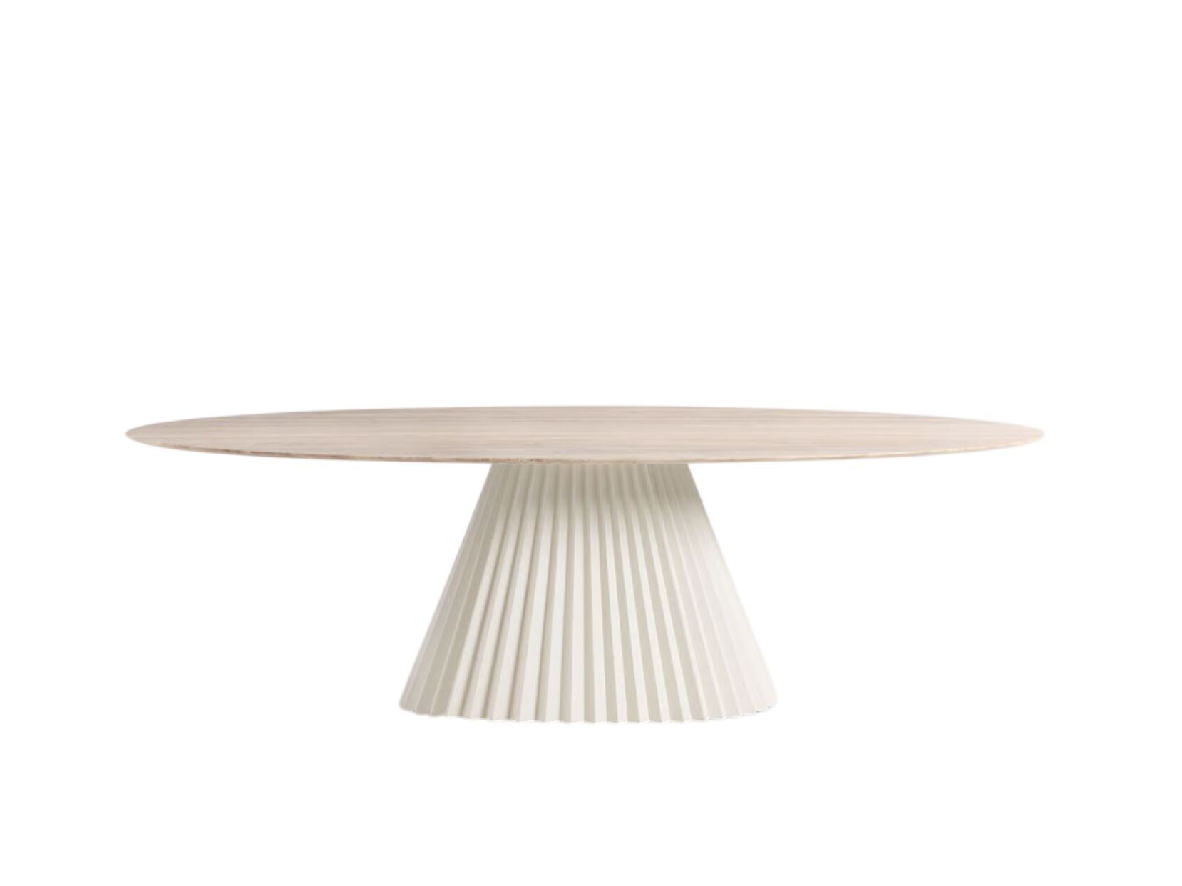Эллиптический стол с металлическим основанием Midj плиссе ARCH-00108295 - Вид №6