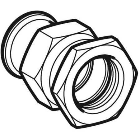 25300 Разъемное соединение Geberit Mapress из углеродистой стали, с внутренней резьбой Geberit  - Вид №1