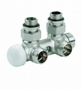 Carlo Poletti V37110QSB Угловой запорный кран для железной трубы.