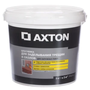 Шпатлевка для трещин для фасадов Axton 5 кг 81964406 STLM-2164567