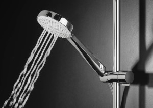 Металлический стержень с ручным душем