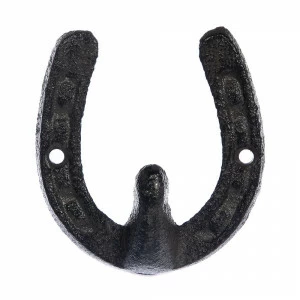 Крючок настенный черный 7,5 см "Подкова" BLUMEN HAUS  00-3971613 Черный