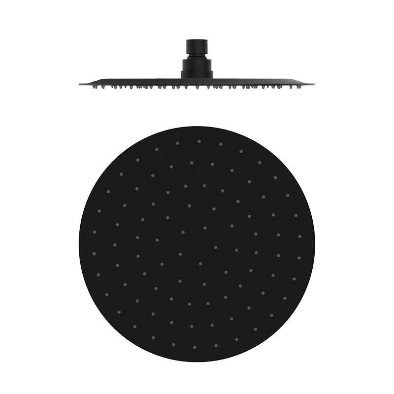 00080042 PREMIUM Тонкий душ Черный GRB MIXERS 