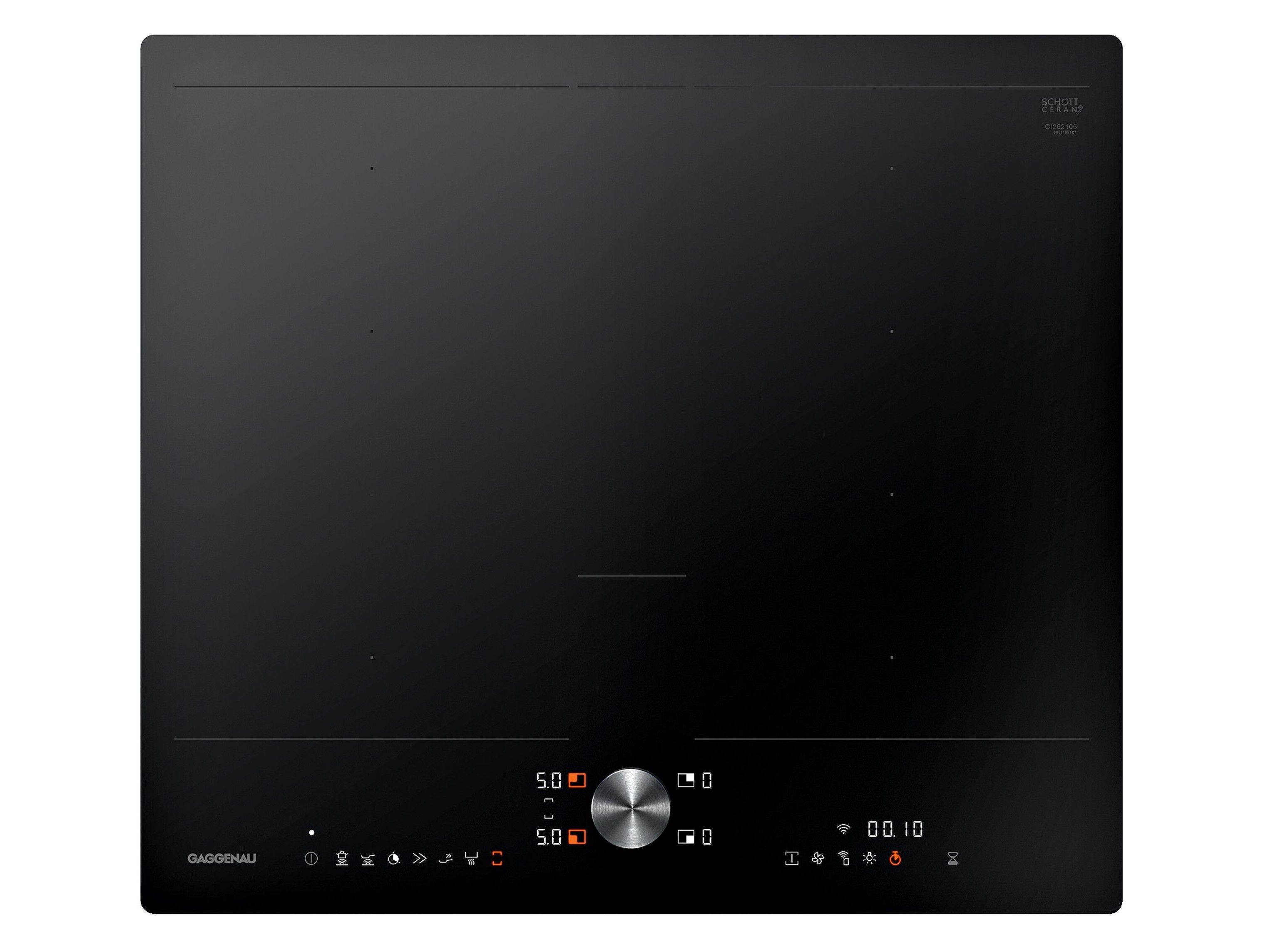 Индукционная плита с проволочной столешницей из стеклокерамики GAGGENAU серия 200 ARCH-00131403 - Вид №1