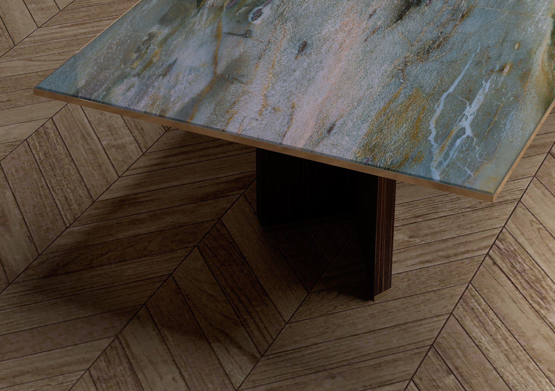 Стеклянный обеденный стол Sicis PHILIPPE ARCH-00125274 - Вид №18