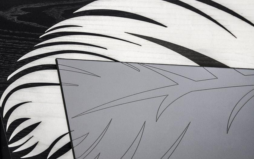 LIGNIS® Квадратное настенное зеркало Dolcevita nature 12.052 - Вид №2