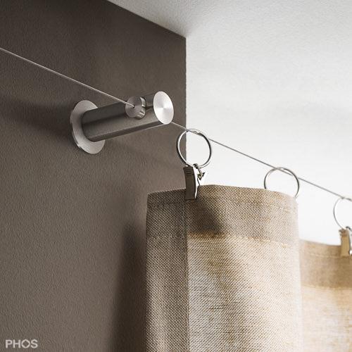 SU18-137 Угловой дефлектор кабеля, расстояние до стены 8,9 см, для систем натяжения кабеля ssl20-100 и ssal20-100 PHOS  - Вид №2