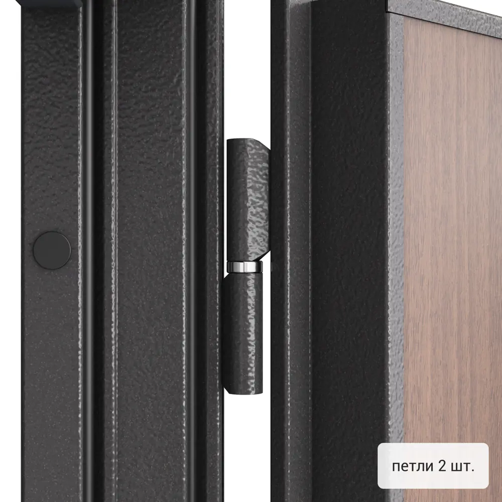 Дверь металлическая Гарант, 960 мм, левая, цвет антик орех TOREX STLM-2099321 - Вид №4