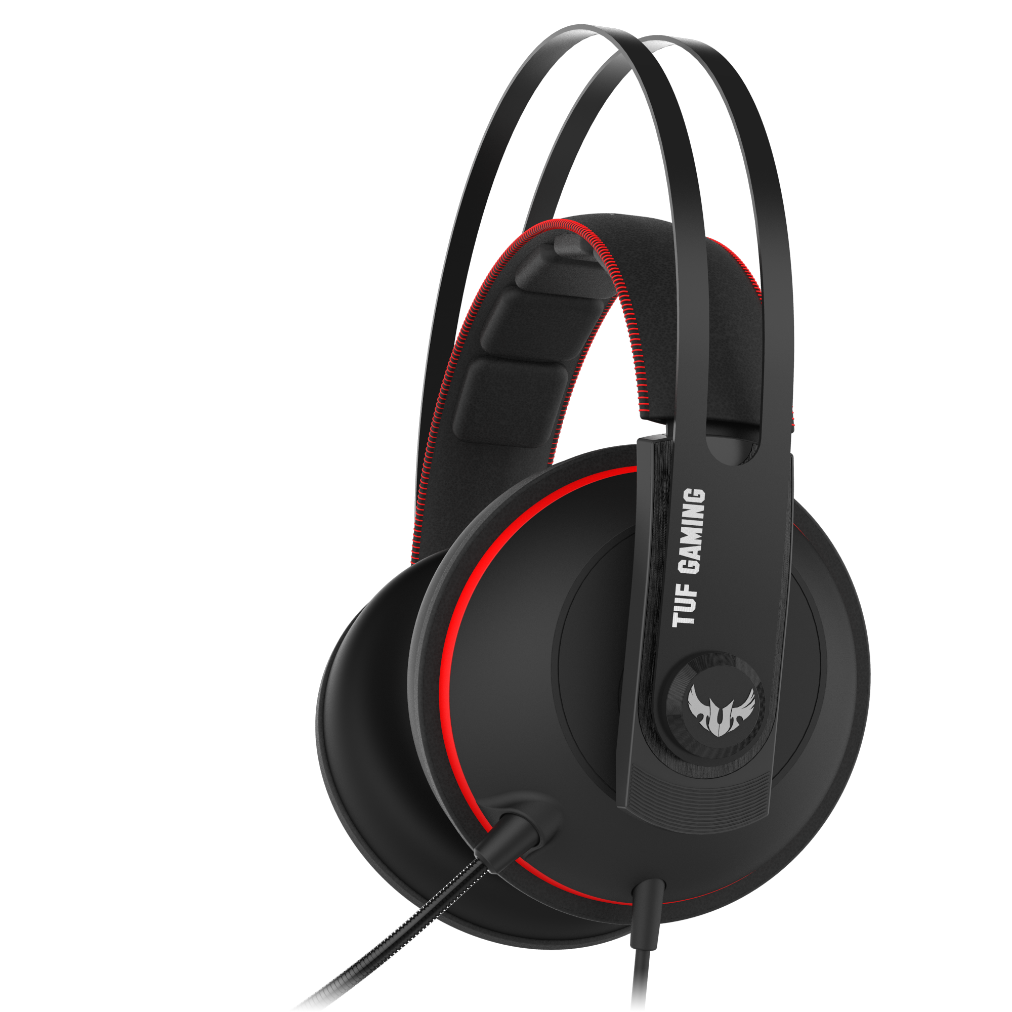 90YH01QR-B1UA00 Гарнитура tuf gaming h7 core red ASUS Santreyd  - Вид №1