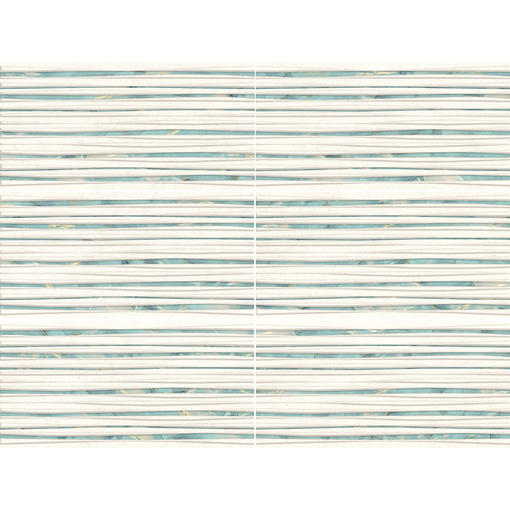 84766327 Плитка настенная 24,9x50см 1.37м2 цвет бирюзовый ENIGMA Santreyd - Вид №1