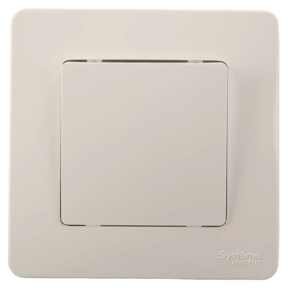 82454947 Выключатель встраиваемый Systeme Electric Blanca 1 клавиша 10 А цвет белый STLM-0027507 - Вид №1