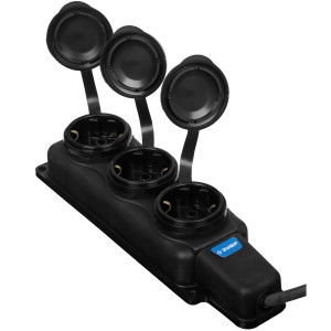 Удлинитель силовой Зубр 55024-15 черный 9110615