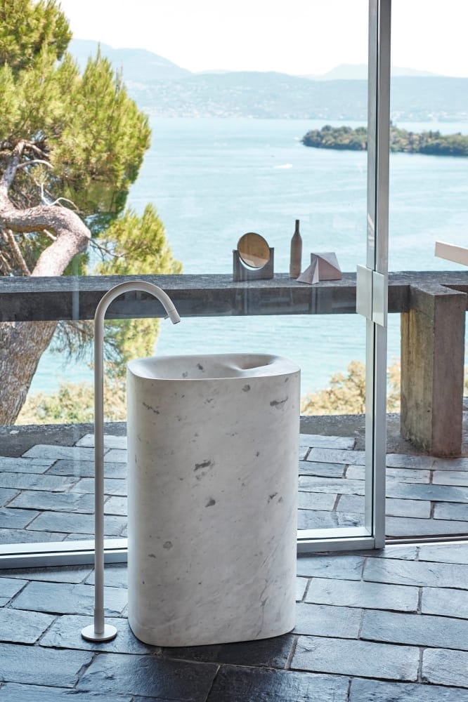 Латунный напольный дозирующий носик для умывальника Agape Fez 2 ARCH-00103703 - Вид №1