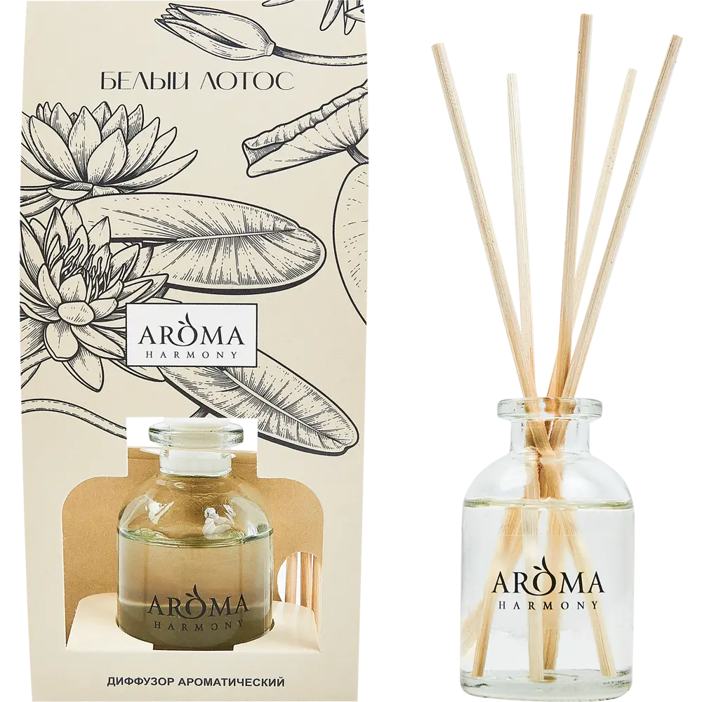 Ароматический диффузор Aroma Harmony Белый лотос 30 мл 89335127 STLM-2097313 