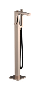 Напольный смесиель для ванны с встроенным душем. WE ARE IB wn310np Rose Gold Wave