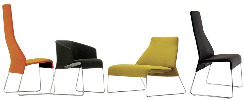 B&B Italia Санное кресло из ткани Lazy '05 Pla80 - Вид №3