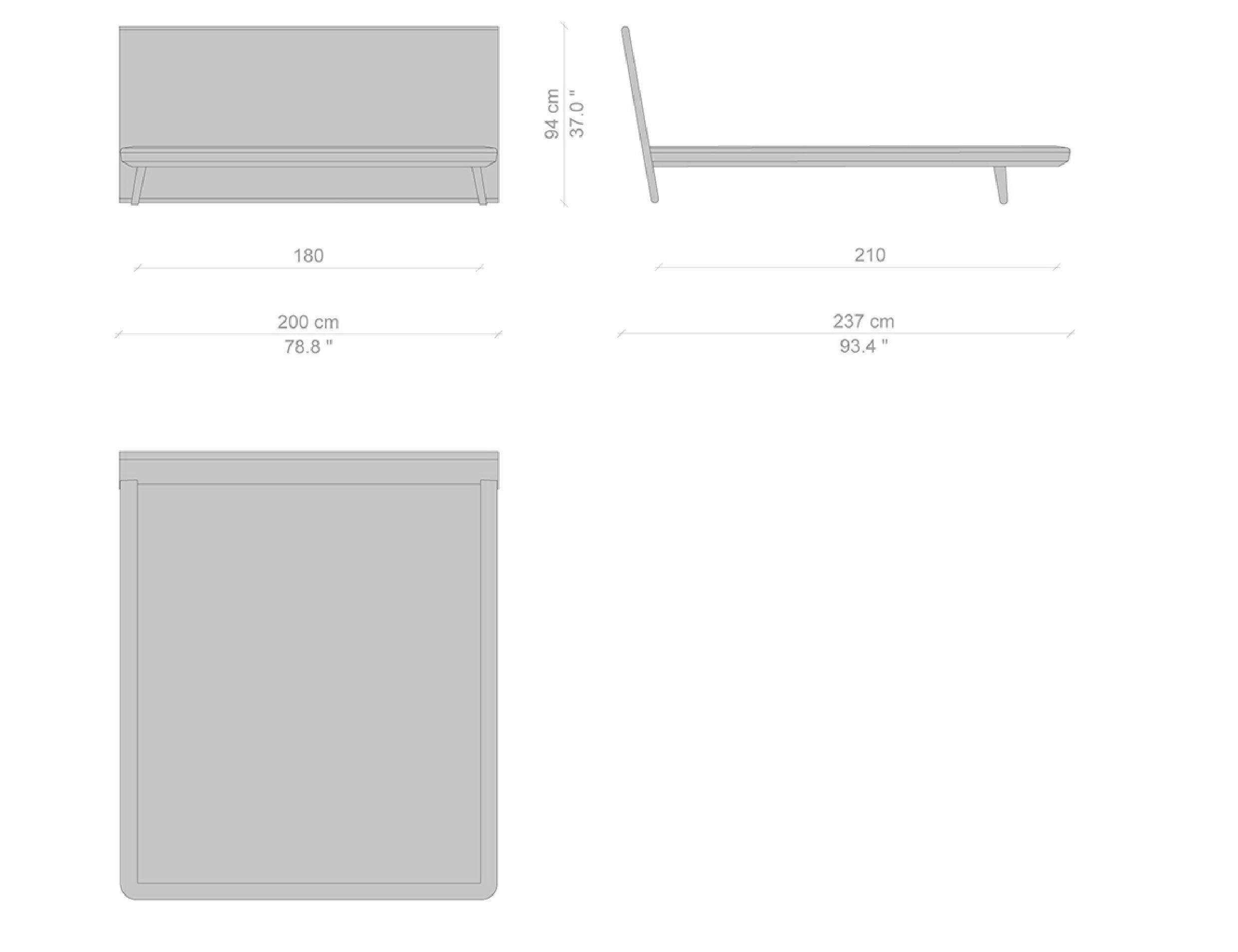Кровать с изголовьем из ясеня CASSINA ACUTE ARCH-00017163 - Вид №13