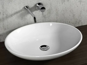 Lil4b59001 Накладная раковина на столешницу  овальная Olympia Ceramica LAVABI D'ARREDO